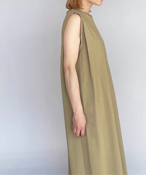 「PICCIN」 ノースリーブワンピース M ブルー レディース_画像7