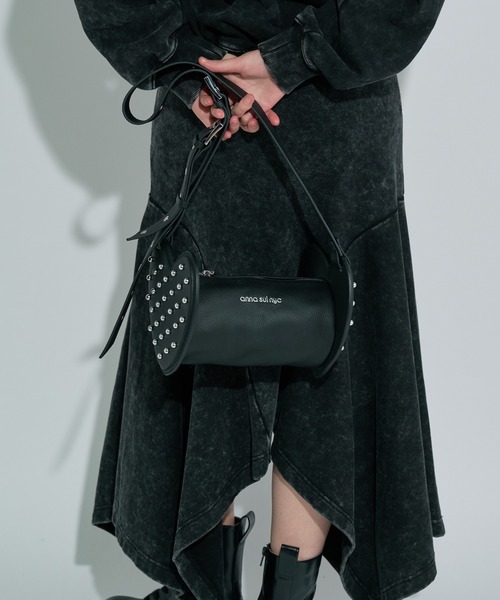anna sui nyc ショルダーバッグ バッグ ツインハートレザーバッグ 