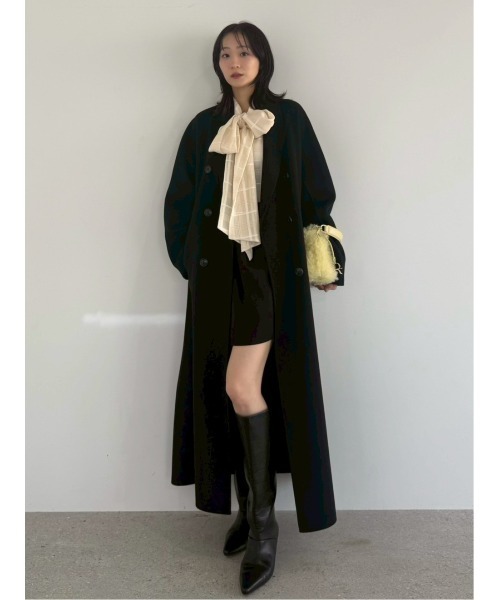 そ*ゆ様 22AW✨マルティニーク　ウールリバーダブルブレストコート　Pコート そ*ゆ様 22AW✨マルティニーク ウールリバーダブルブレストコート P