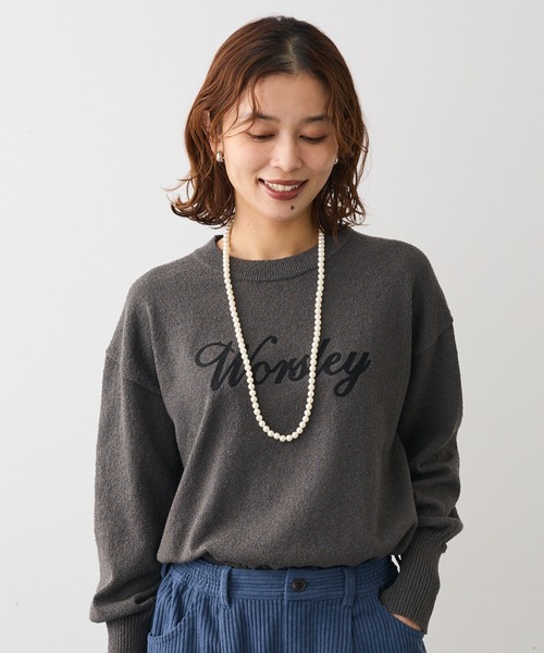 超美品❤BRIEFING ネイビー ロゴニットセーター☆ BRIEFING ZOZO CHAMPIONSHIP セーター ネイビ BRIEFING