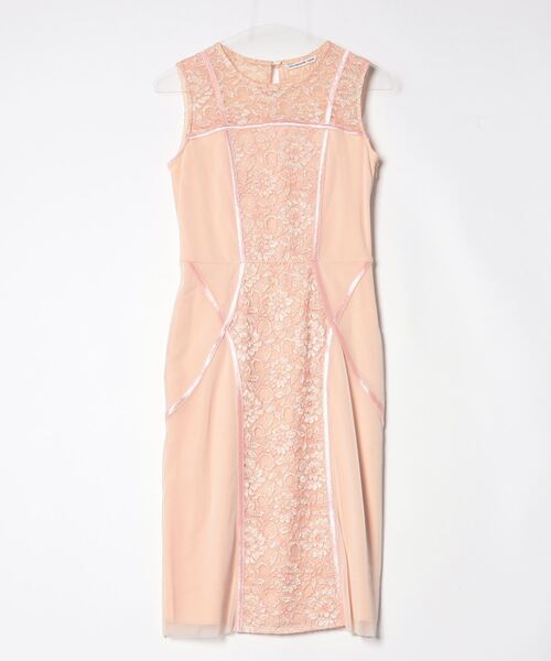 VIVIENNE TAM（ヴィヴィアンタム） レースノースリーブワンピース 38