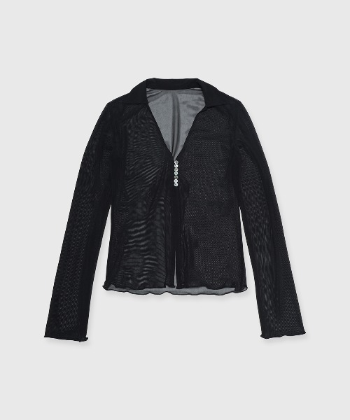 JOSE MOON（ジョゼムーン） tシャツ SHEER PATERN CARDIGAN/シアー 