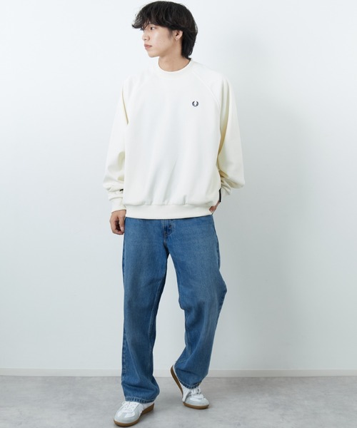 フレッドペリー　クールネックスウェット　Ｌサイズ　新品 楽天市場】□フレッドペリー FRED PERRY クルーネックスウェット M7535