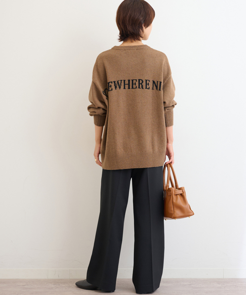 新品タグ付き❁˚ジャーナルスタンダードレリューム バックロゴニットプルオーバー バックロゴニットプルオーバー（ニット/セーター）｜JOURNAL STANDARD