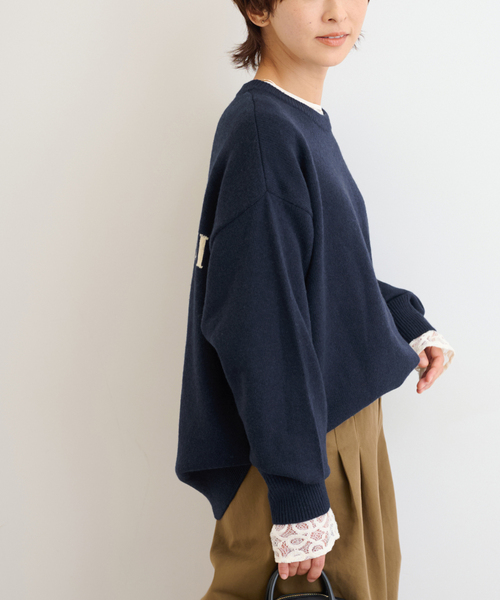 新品タグ付き❁˚ジャーナルスタンダードレリューム バックロゴニットプルオーバー JOURNAL STANDARD relume（ジャーナルスタンダード レリューム