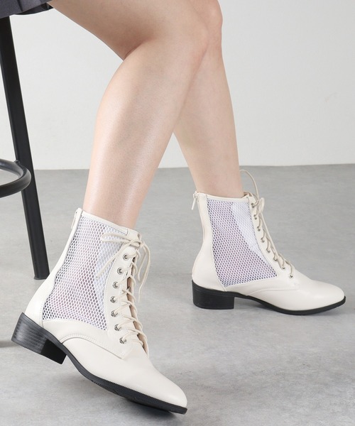 「LibertyDoll」 ショートブーツ LL ブラック レディース_画像8