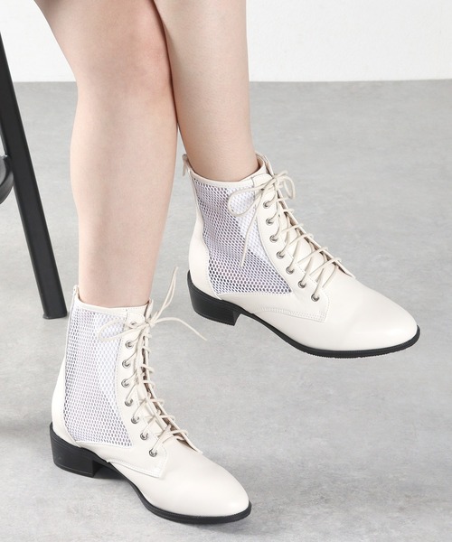 「LibertyDoll」 ショートブーツ LL ブラック レディース_画像9