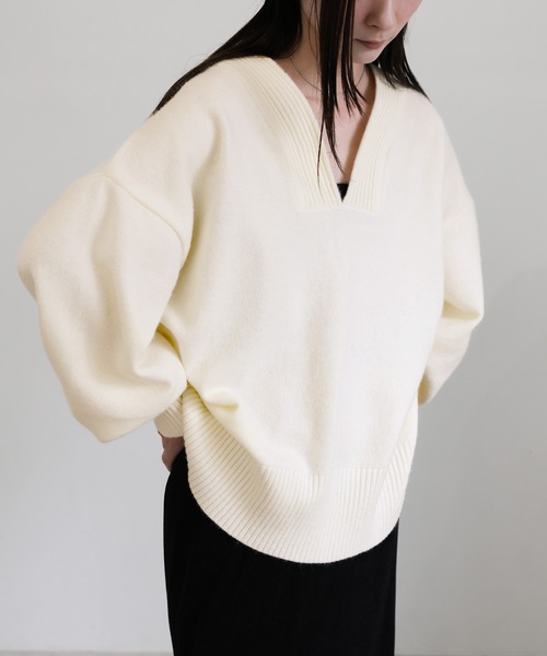 select MOCA（セレクトモカ） ニット セーター Vネックボリューム