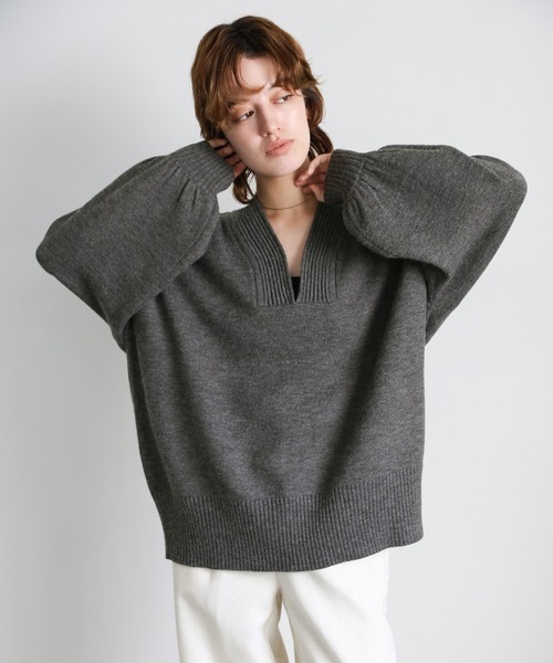 select MOCA（セレクトモカ） ニット セーター Vネックボリューム