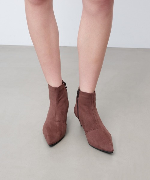 Launa lea（ラウナレア） ブーツ 「25秋冬新作」ポインテッドトゥ