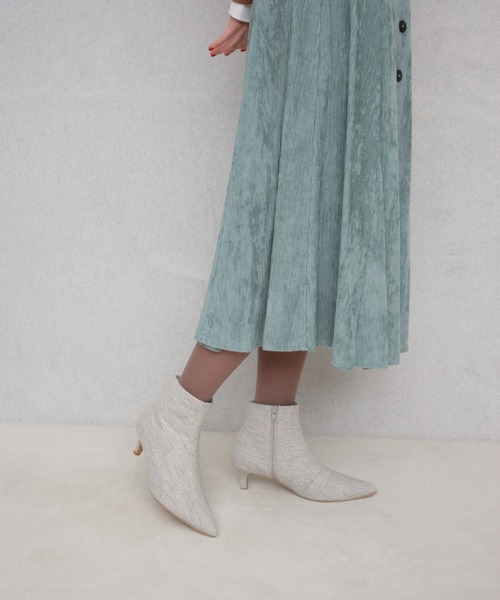 Launa lea（ラウナレア） ブーツ 「25秋冬新作」ポインテッドトゥ