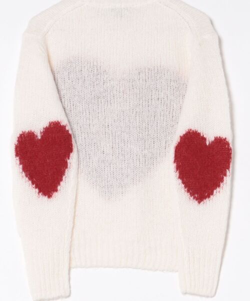 ニット セーター LUVHEART CREW NECK JUMPER | LUVHEART クルー ネック ニット・セーター レディースの画像