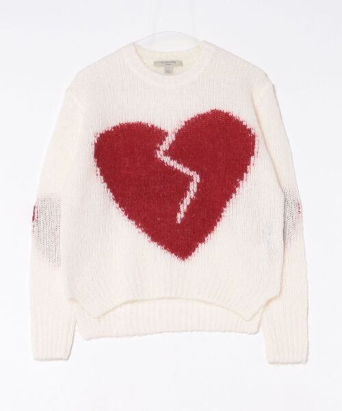 ニット セーター LUVHEART CREW NECK JUMPER | LUVHEART クルー ネック ニット・セーター レディースの画像