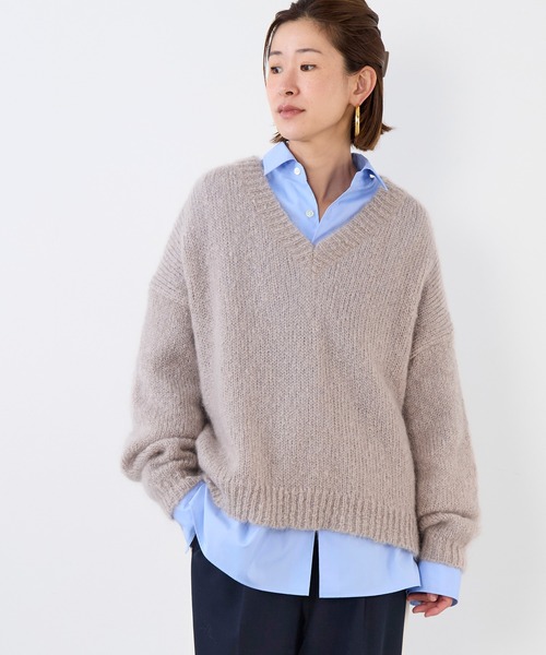 MICA&DEAL - 専用です。マイカアンドディール ・vネックベーシックプルオーバー MICA&DEAL（マイカアンドディール） ニット セーター キッドモヘアV