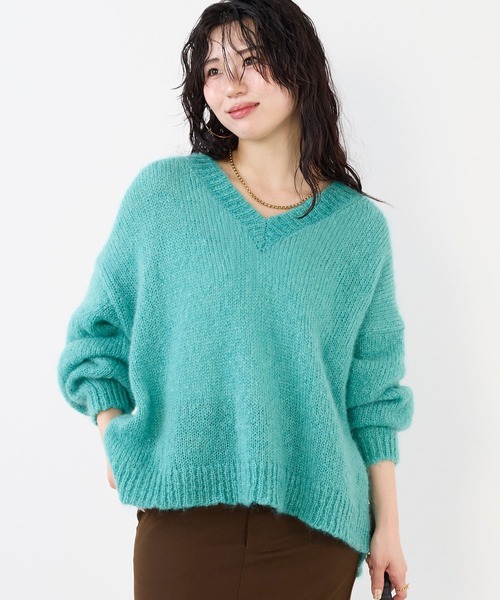 MICA&DEAL（マイカアンドディール） ニット セーター キッドモヘアV