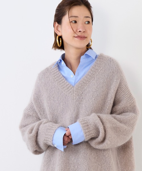 MICA&DEAL - 専用です。マイカアンドディール ・vネックベーシックプルオーバー MICA&DEAL（マイカアンドディール） ニット セーター キッドモヘアV