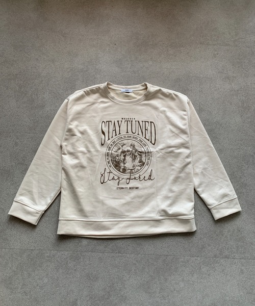 トレーナー スウェット ヴィンテージライクフェイクスウェード