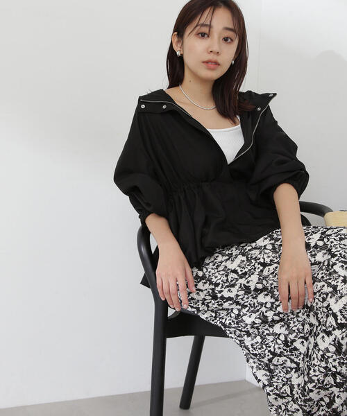 「NATURAL BEAUTY BASIC」 ブルゾン SMALL オフホワイト レディース_画像4