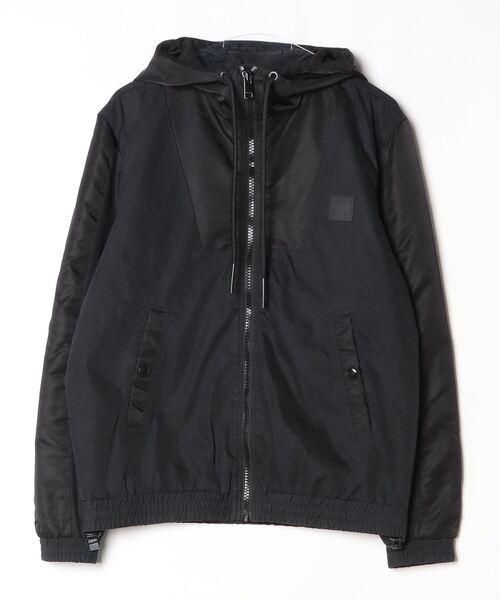 DIESEL（ディーゼル） マウンテンパーカー SMALL ブラック メンズ