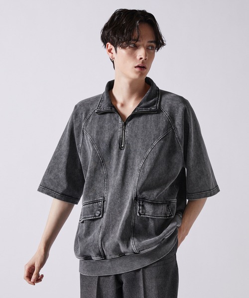 「CLEL」 半袖Tシャツ S グレー メンズ_画像5