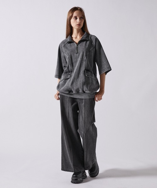 「CLEL」 半袖Tシャツ S グレー メンズ_画像8