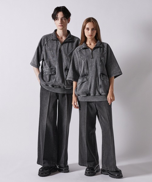 「CLEL」 半袖Tシャツ S グレー メンズ_画像9