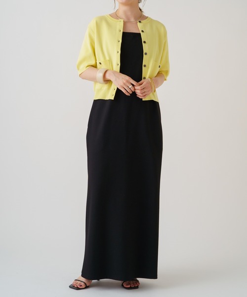 「Omekashi」 半袖ニット FREE オフホワイト レディース_画像7