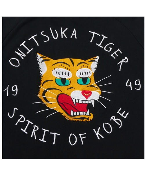 「Onitsuka Tiger」 スウェットカットソー M ライトグリーン レディース_画像3