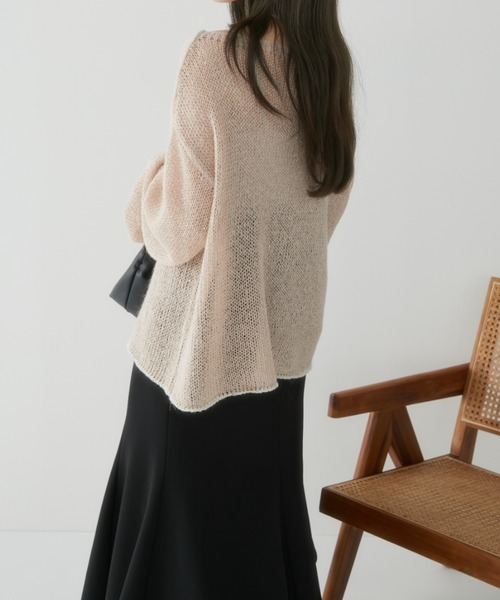 「Auntie Rosa」 長袖ニット FREE グリーン レディース_画像5