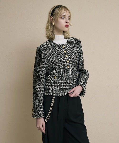 EIMY ISTOIRE（エイミーイストワール） ジャケット ノーカラー