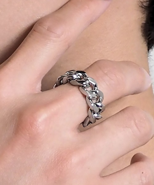 バイカースタイル メタルリング 2個セット SBG by 7JEWELRY 指輪 リング SBG クオリティメタルリング メンズ