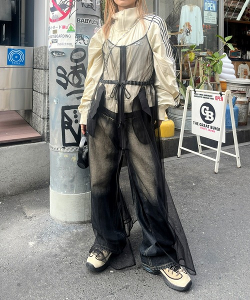 「Six M」 キャミソールワンピース FREE ライトベージュ レディース_画像5