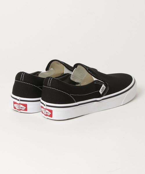 「VANS」 スリッポン 24.5cm ブラック レディース_画像2
