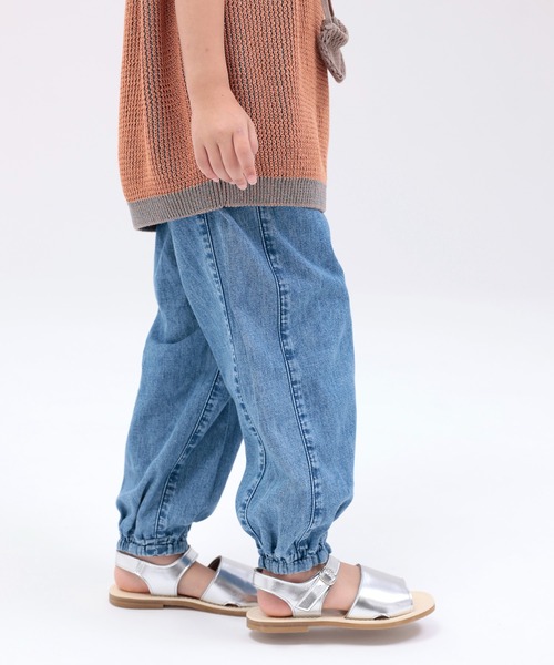「ARCH & LINE」 「KIDS」デニムパンツ S アクア キッズ_画像4