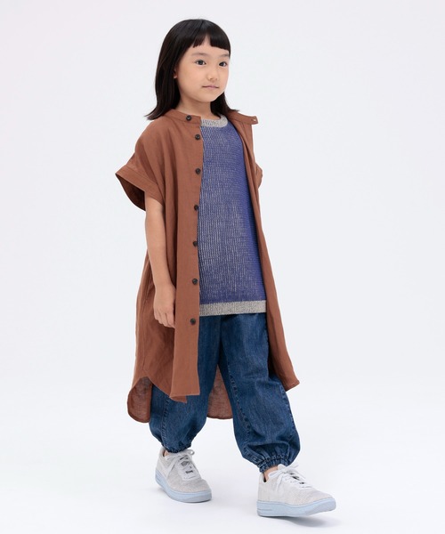 「ARCH & LINE」 「KIDS」デニムパンツ S アクア キッズ_画像5