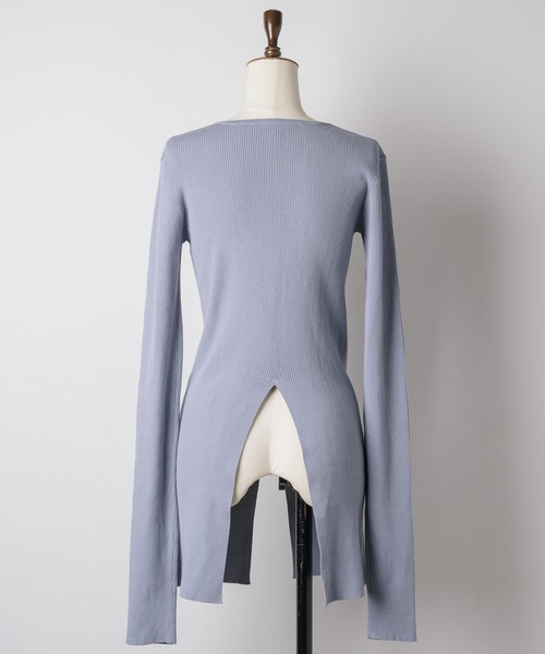 「LA BELLE ETUDE」 ニットカーディガン FREE レッド レディース_画像4