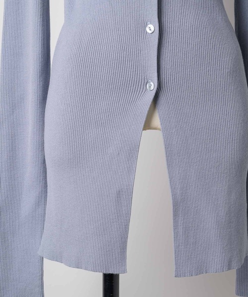 「LA BELLE ETUDE」 ニットカーディガン FREE レッド レディース_画像7