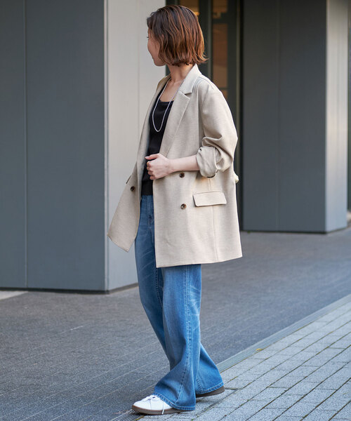 SLOBE IENA（スローブイエナ） テーラードジャケット FREE ベージュ