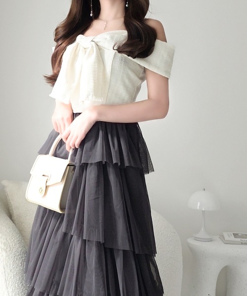 mily bilet パーティードレス ワンピース 夏 半袖 「mily bilet」一枚