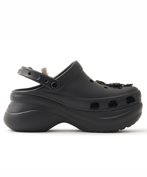 CROCS ブラック 厚底クロッグサンダル（未使用に近い） crocs（クロックス） 厚底 サンダル レディース : ZOZOTOWN Yahoo!店