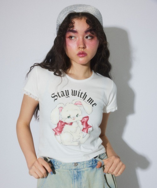 Candy Stripper STAY WITH ME BABY Tシャツ Candy Stripper（キャンディーストリッパー） tシャツ 半袖 STAY WITH
