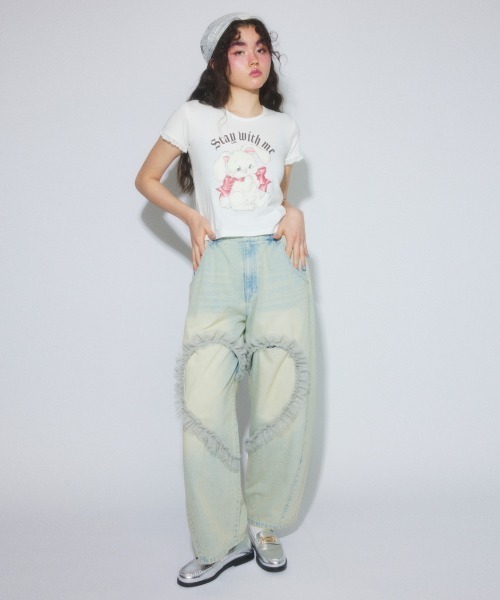 Candy Stripper（キャンディーストリッパー） tシャツ 半袖 STAY WITH