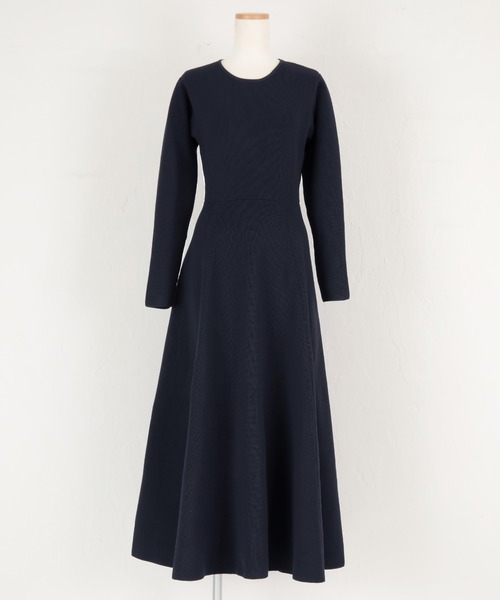 「ur's」 ニットワンピース S ネイビー レディース_画像5