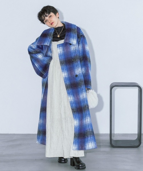 「PAGEBOY」 ステンカラーコート FREE ブラック レディース_画像7