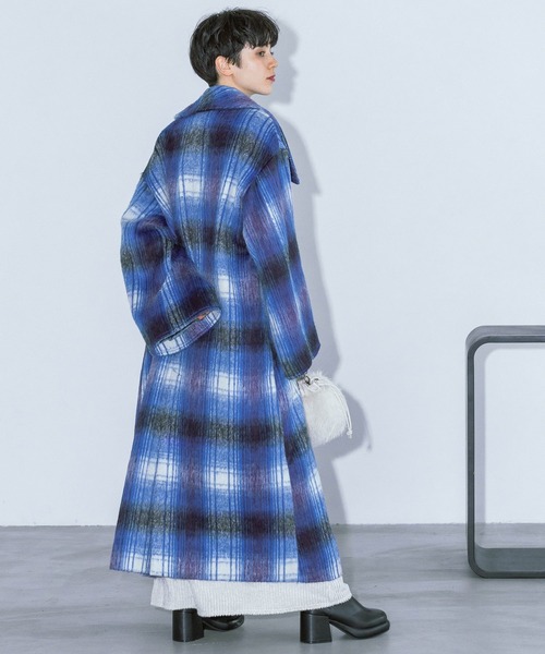 「PAGEBOY」 ステンカラーコート FREE ブラック レディース_画像8