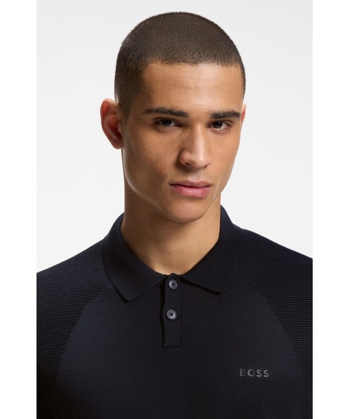 BOSS（HUGO BOSS） ポロシャツ 半袖 コットンブレンド ボディ