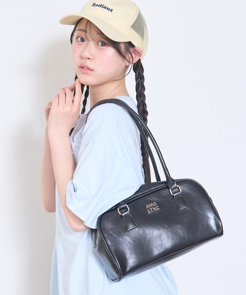 LOVETOXIC ボストンバッグ 「LTXC」スクエアロングハンドルボストン