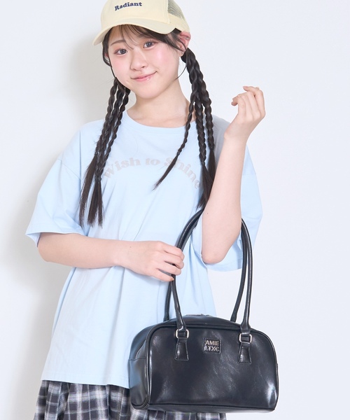 LOVETOXIC ボストンバッグ 「LTXC」スクエアロングハンドルボストン