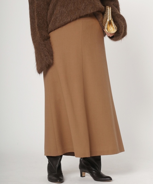 Deuxiemeclasseブラウン マキシスカート フリーサイズ Gather Maxi スカート（ロング・マキシ丈スカート）｜Deuxieme Classe