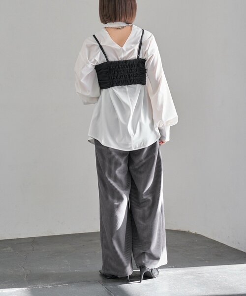 badway スラックスパンツ Mavie..7（メヴィセットゥ） スラックス パンツ 「Mavie..7